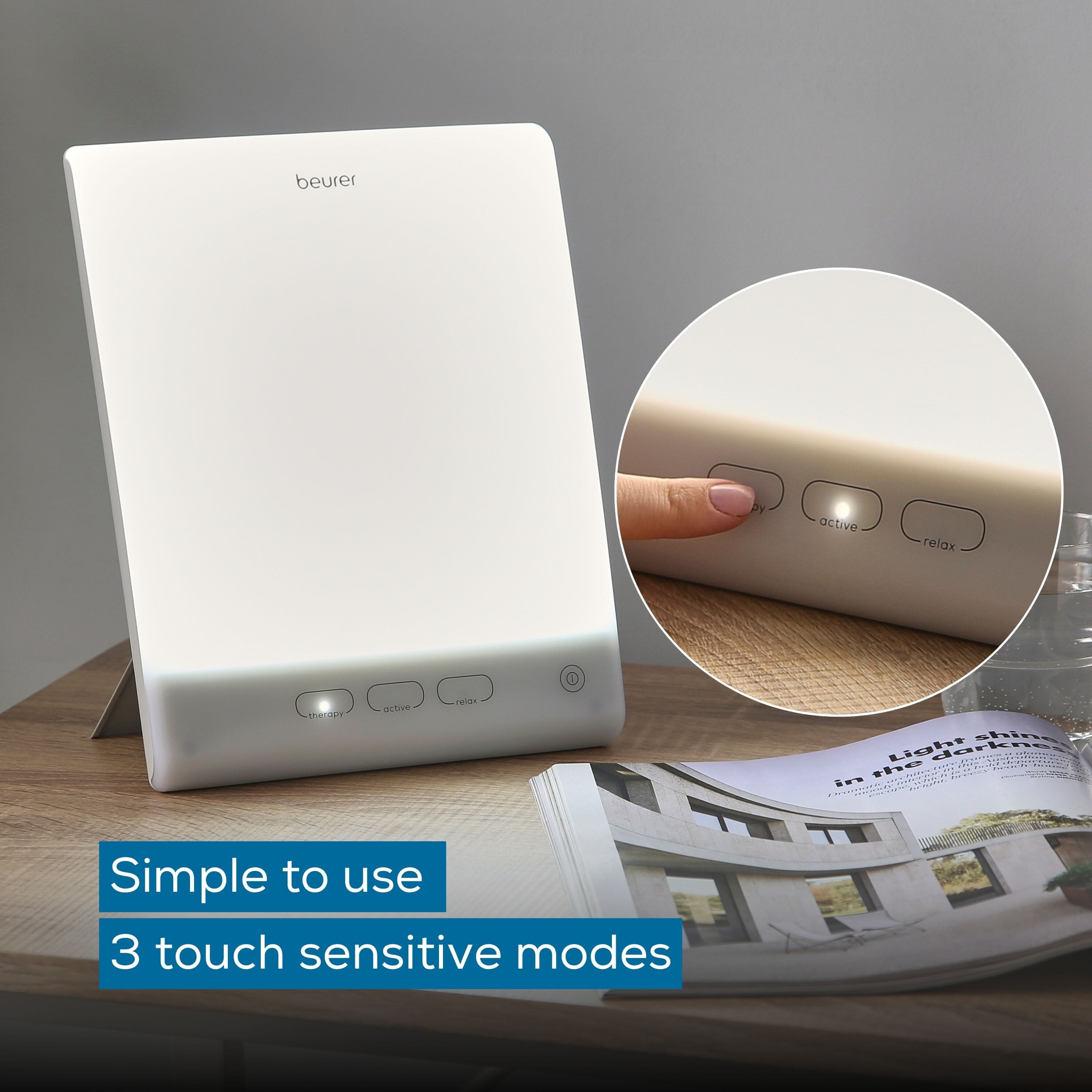 beurer tl45 day light therapy lamp easy to use