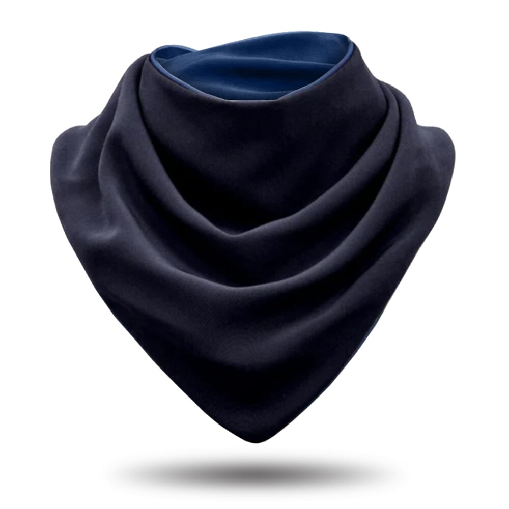 bibetta adult fabric neckerchief bib black