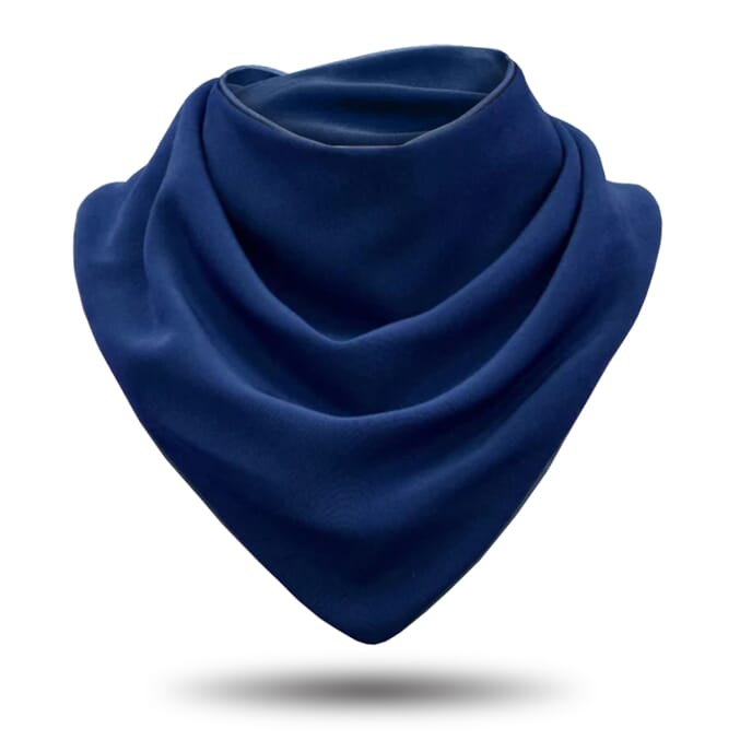 bibetta adult fabric neckerchief bib navy