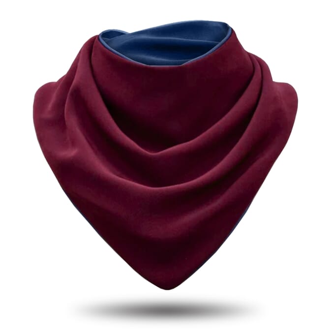 bibetta adult fabric neckerchief bib red