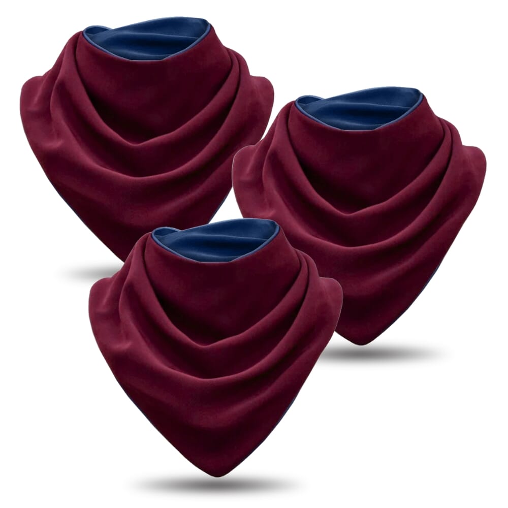 bibetta adult neckerchief bib red pack of 3