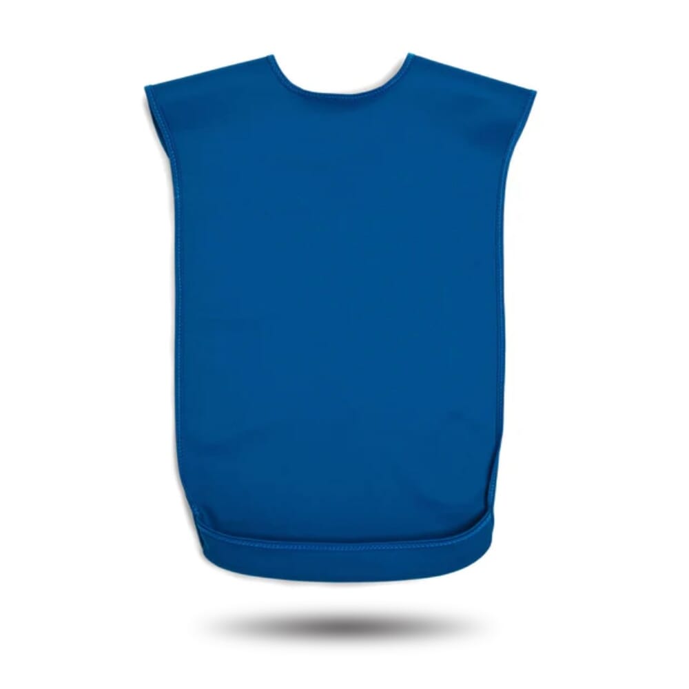 bibetta pro80 waterproof tabard bib blue small