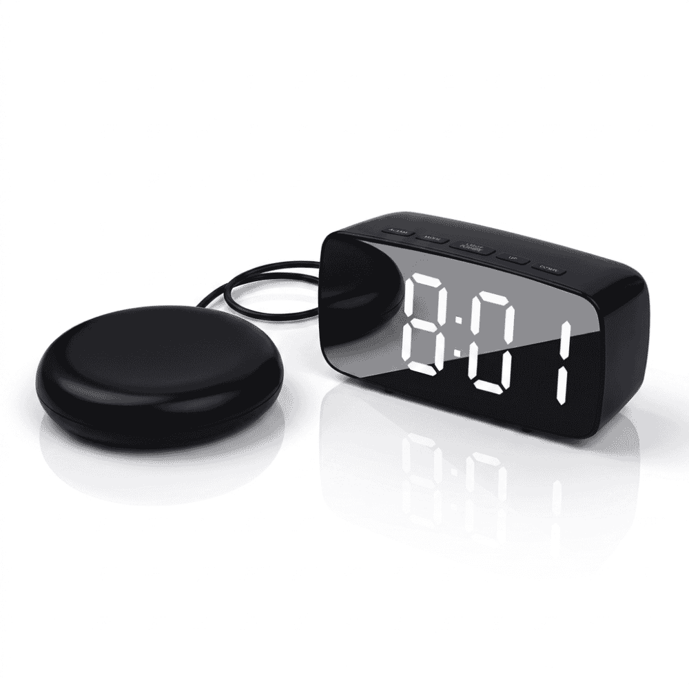 Big Digit Clock with Vibration Alarm Pad
