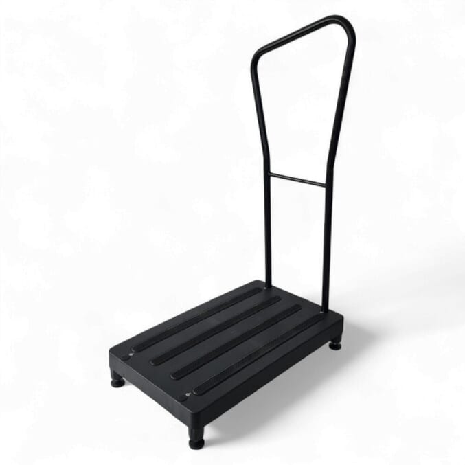 bigfoot half step outdoor step bigfoot with 1 handrail