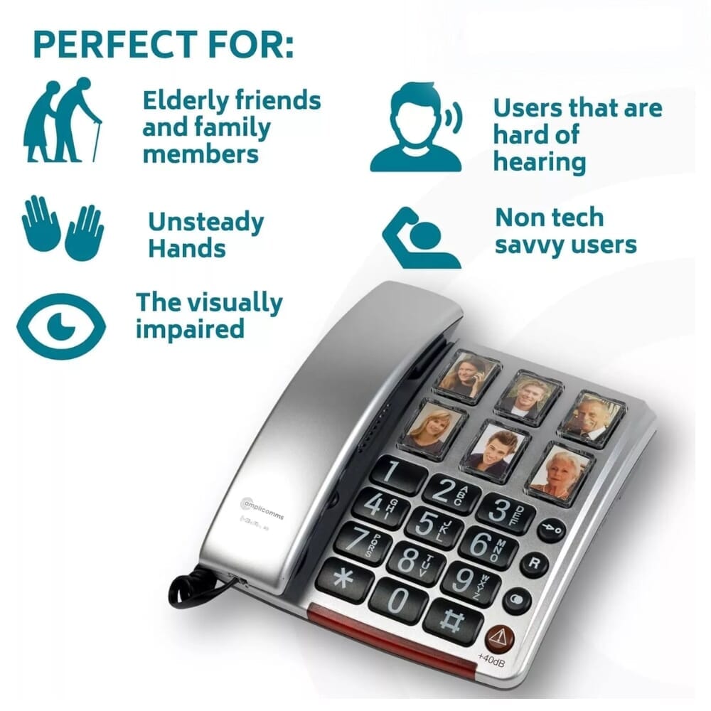 bigtel 40 plus large button phone uses