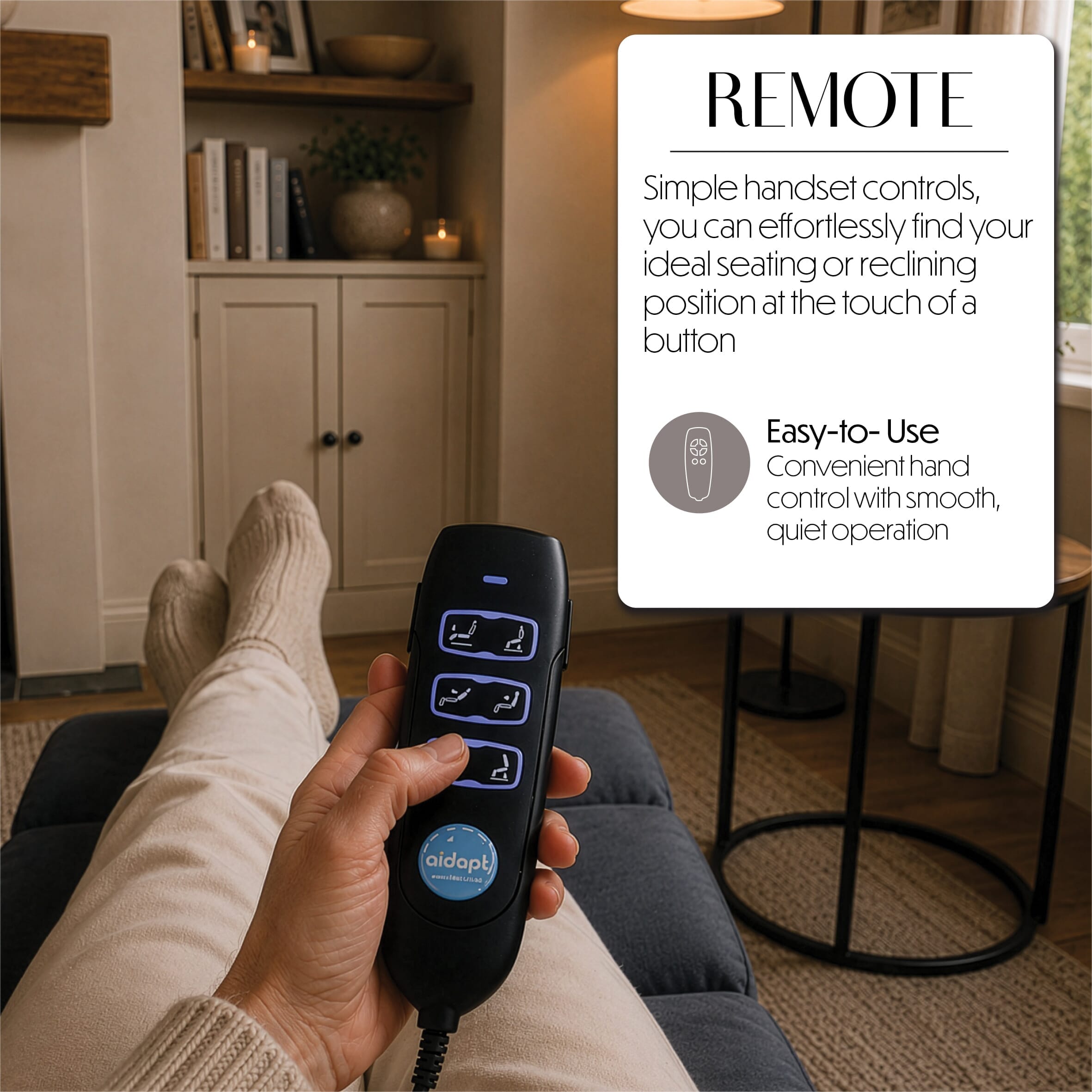 billingham dual motor riser recliner chair remote
