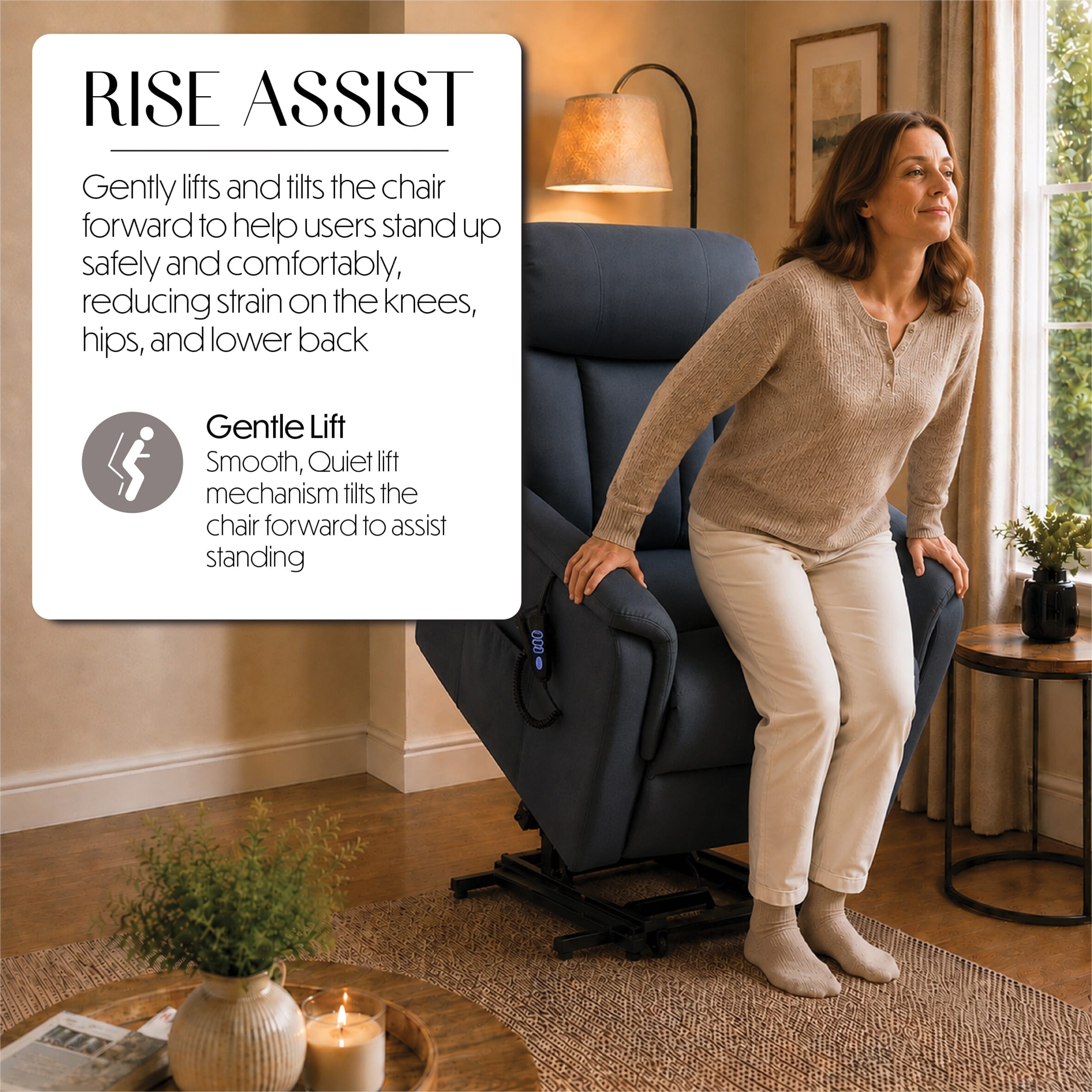 billingham dual motor riser recliner chair rise assist