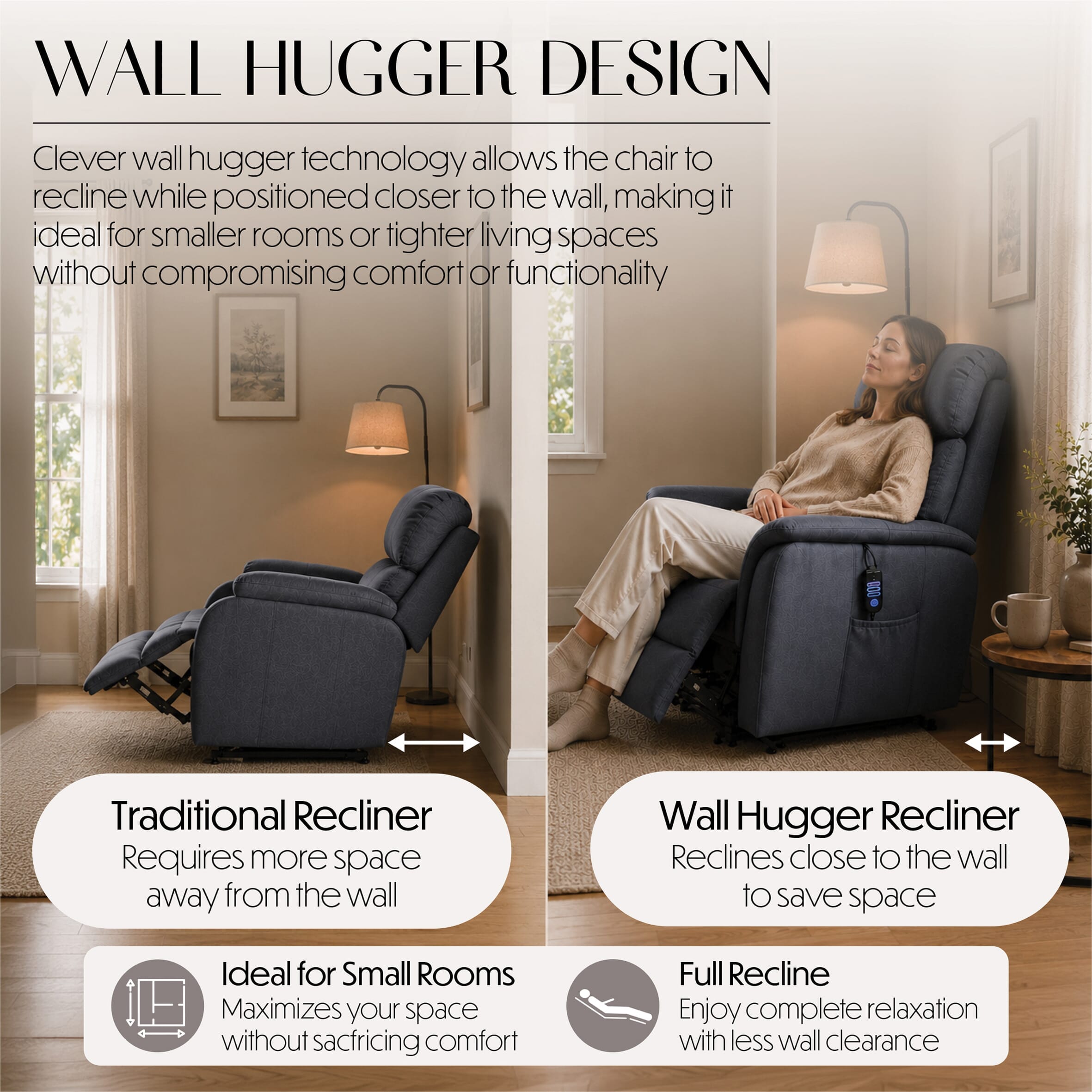 billingham dual motor riser recliner chair wall hugger