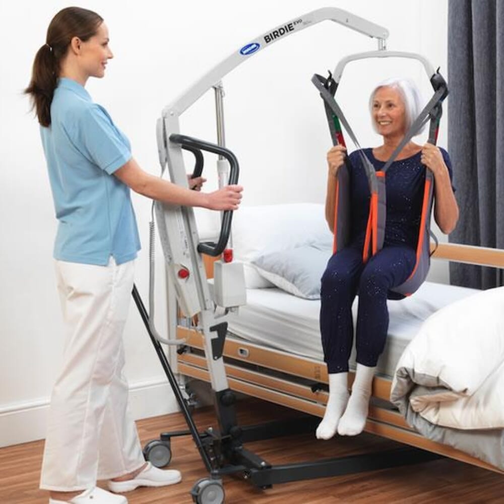 birdie evo folding mobile hoist lifestyle 2