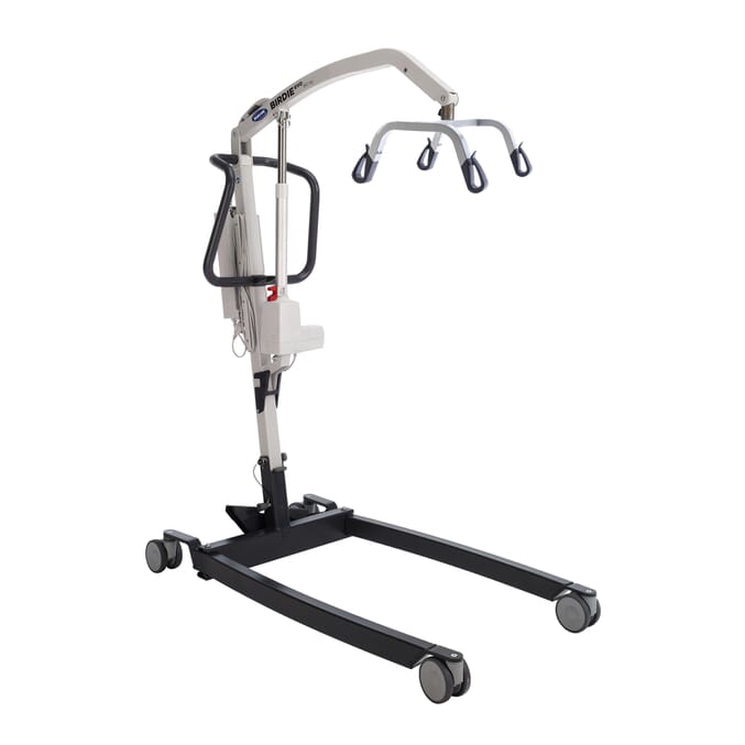 birdie evo folding mobile hoist with 4 point spreader bar