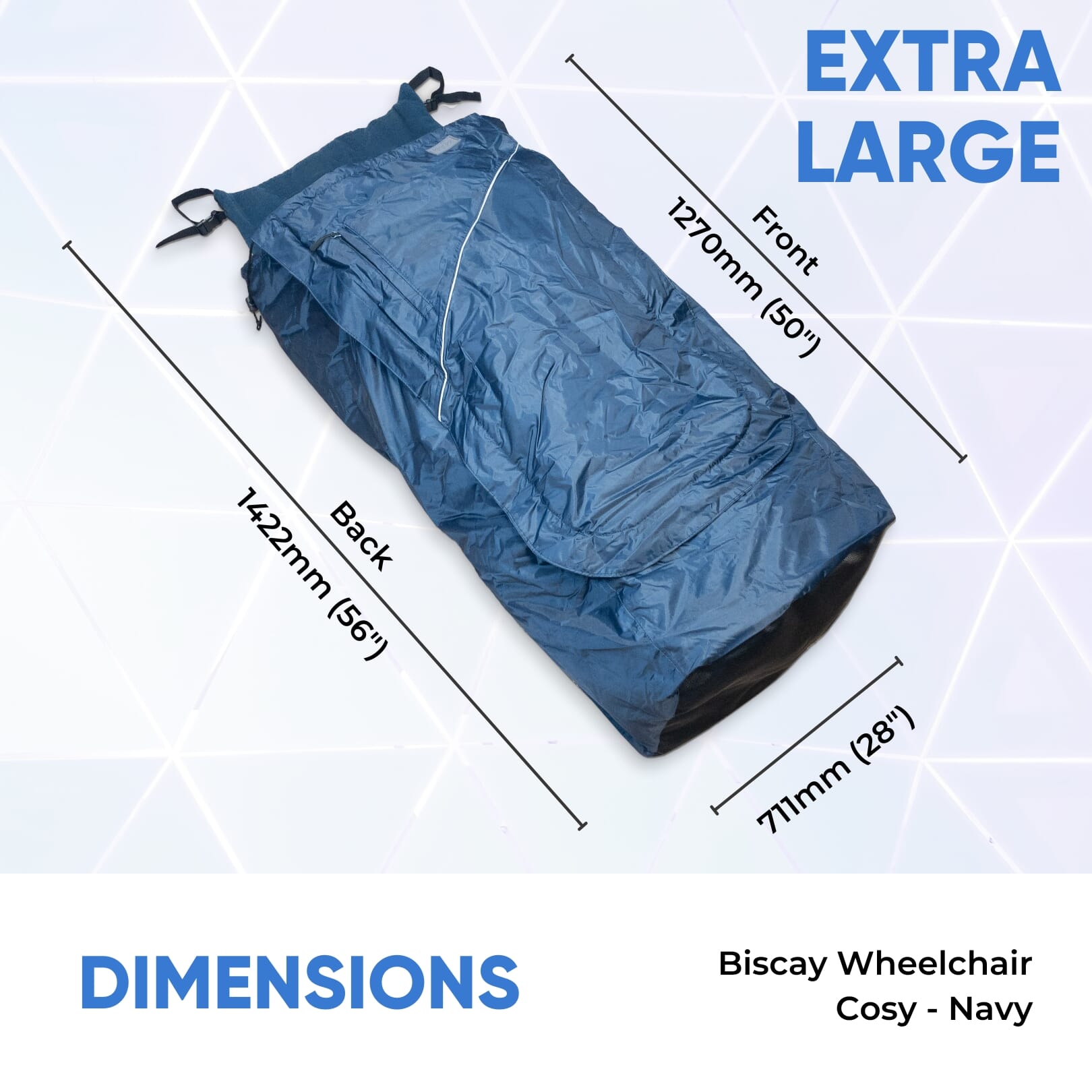 biscay deluxe wheelchair cosy extra large dimensions