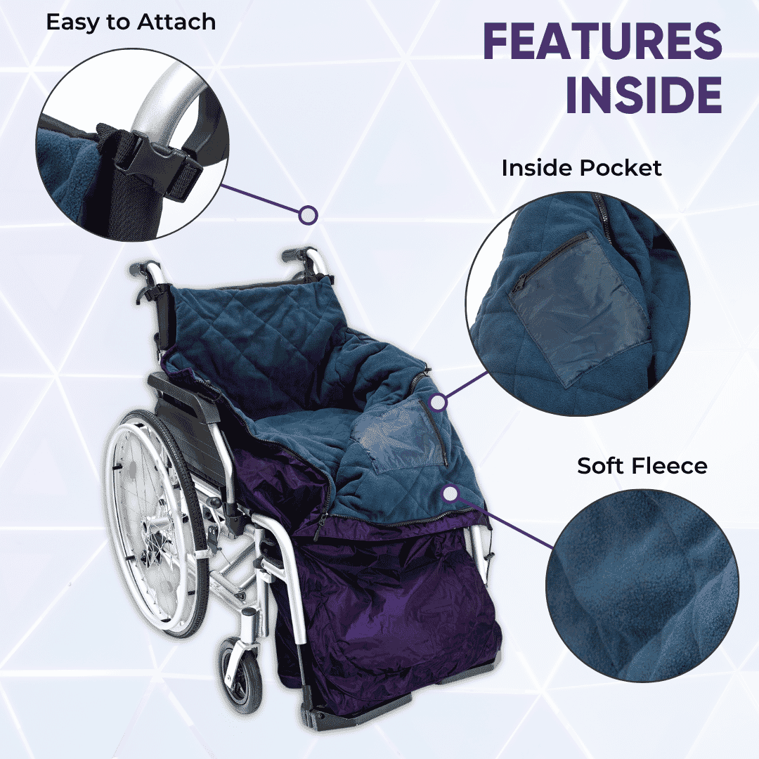 biscay deluxe wheelchair cosy features