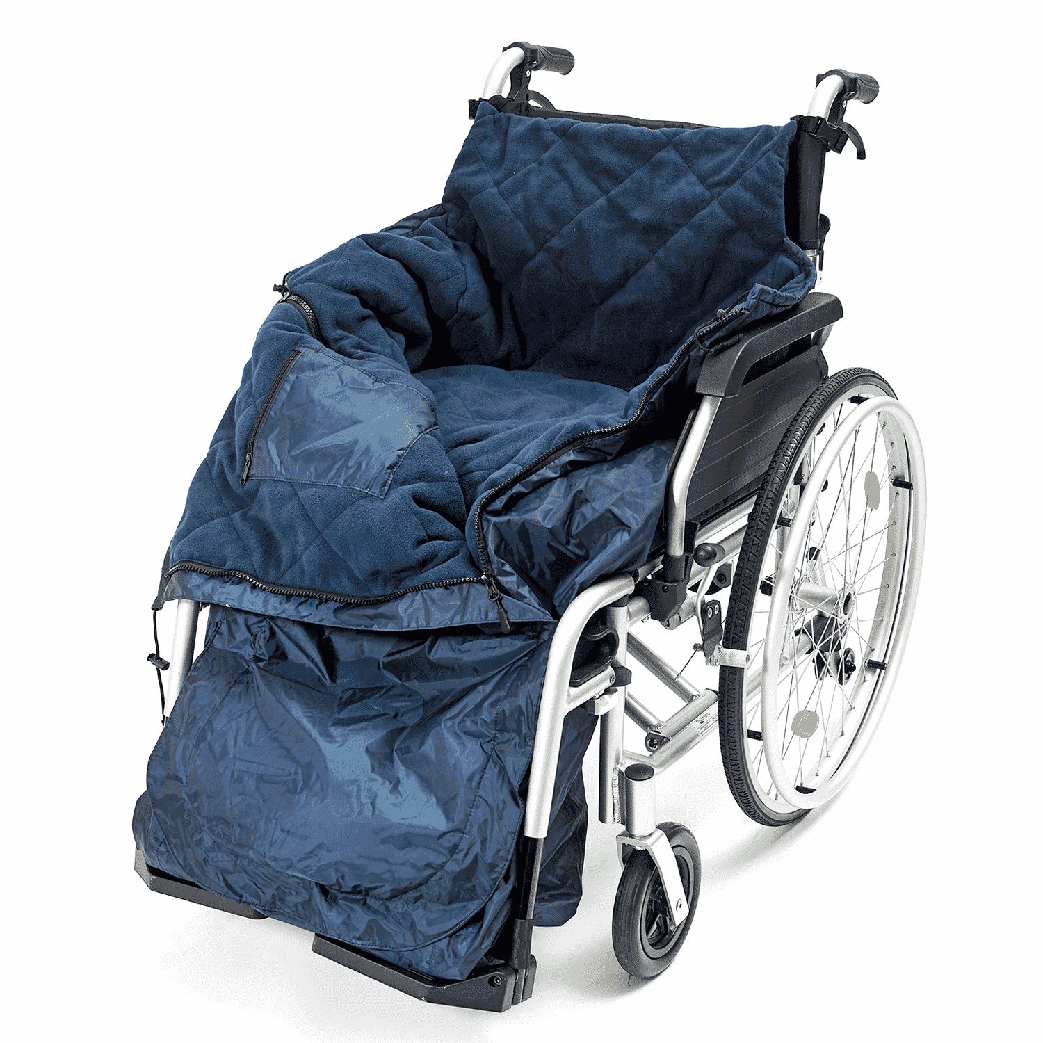 biscay deluxe wheelchair cosy navy