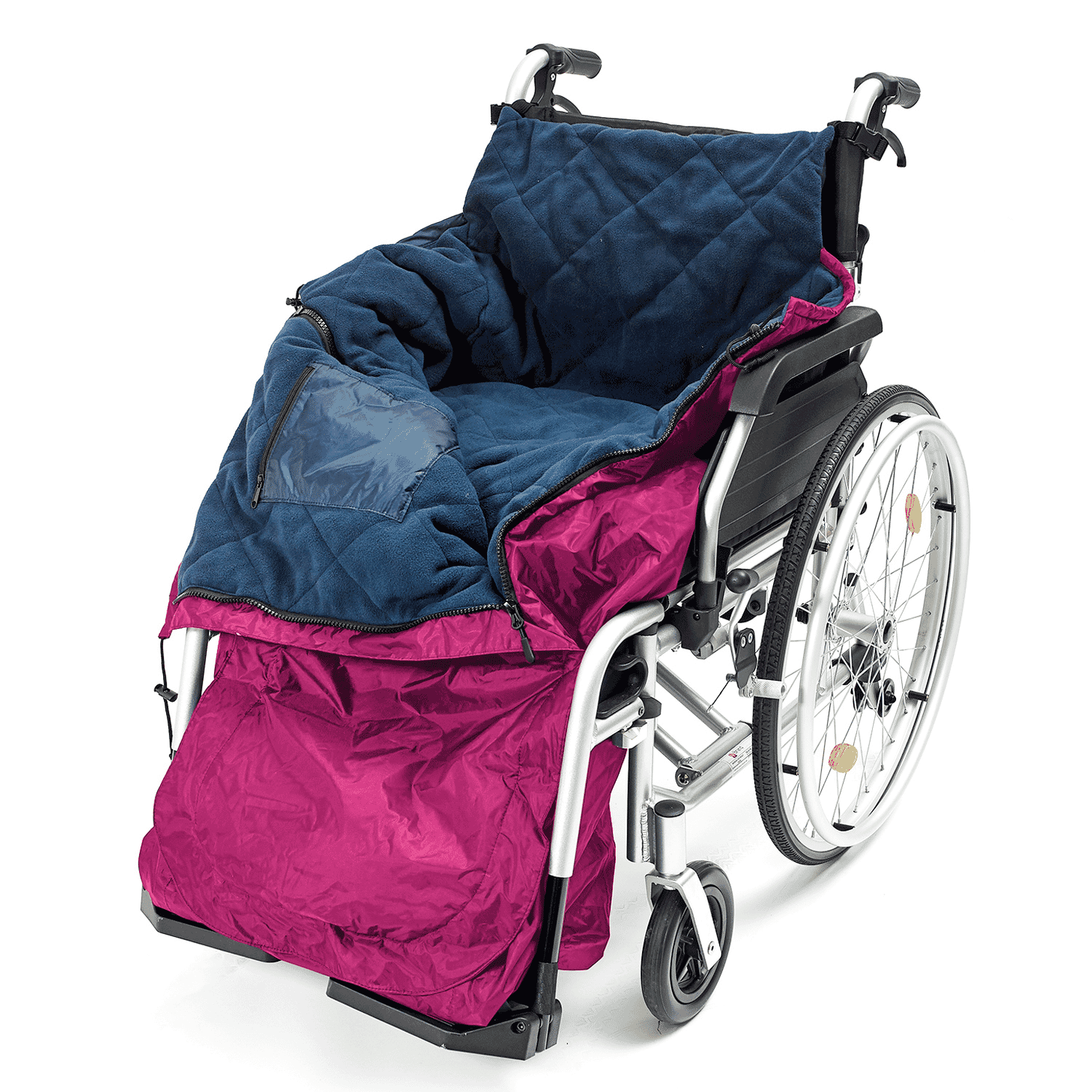 biscay deluxe wheelchair cosy pink