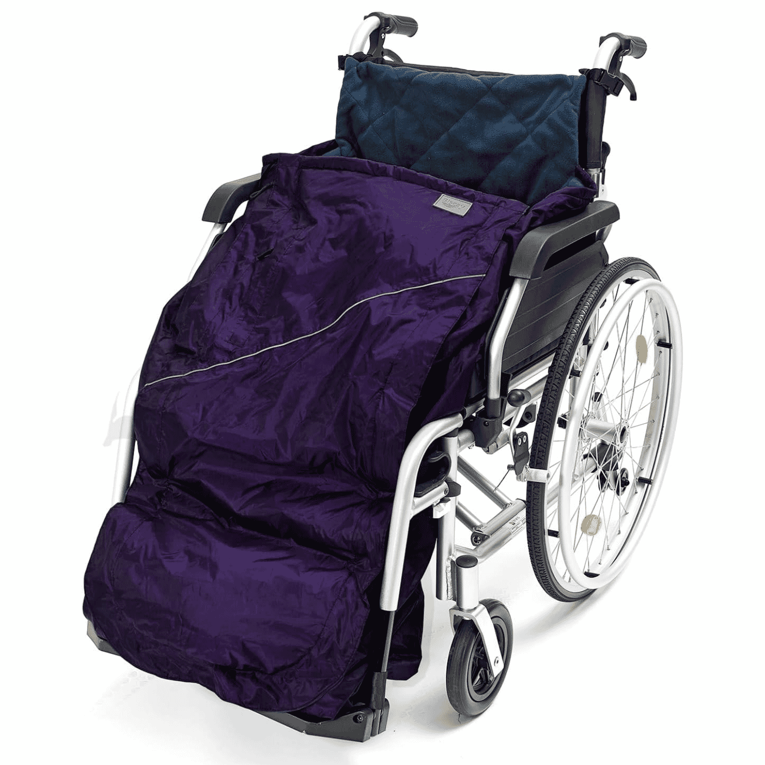 biscay deluxe wheelchair cosy purple