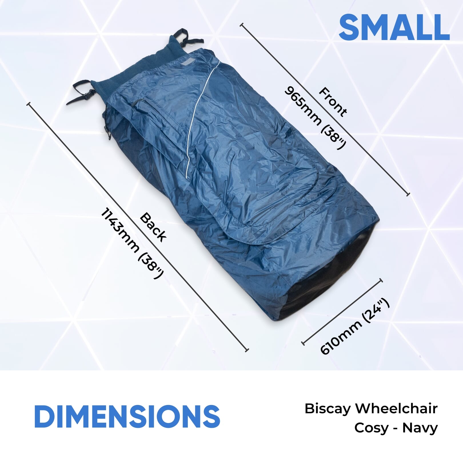 biscay deluxe wheelchair cosy small dimensions