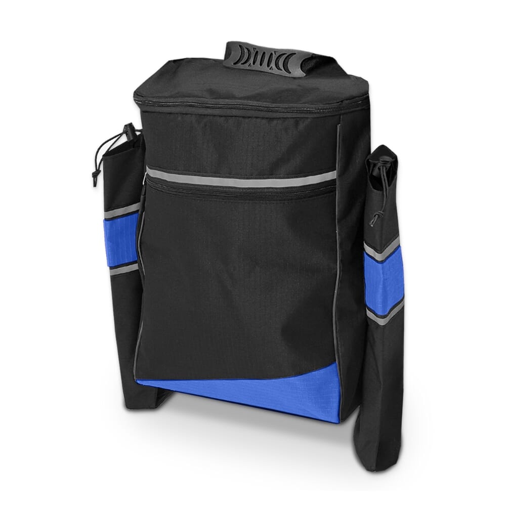 biscay mobility scooter crutch bag blue
