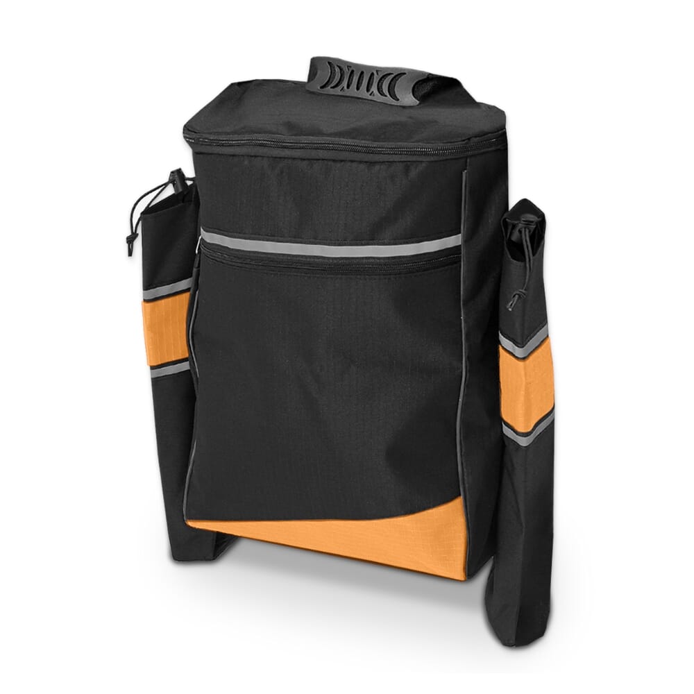 biscay mobility scooter crutch bag orange