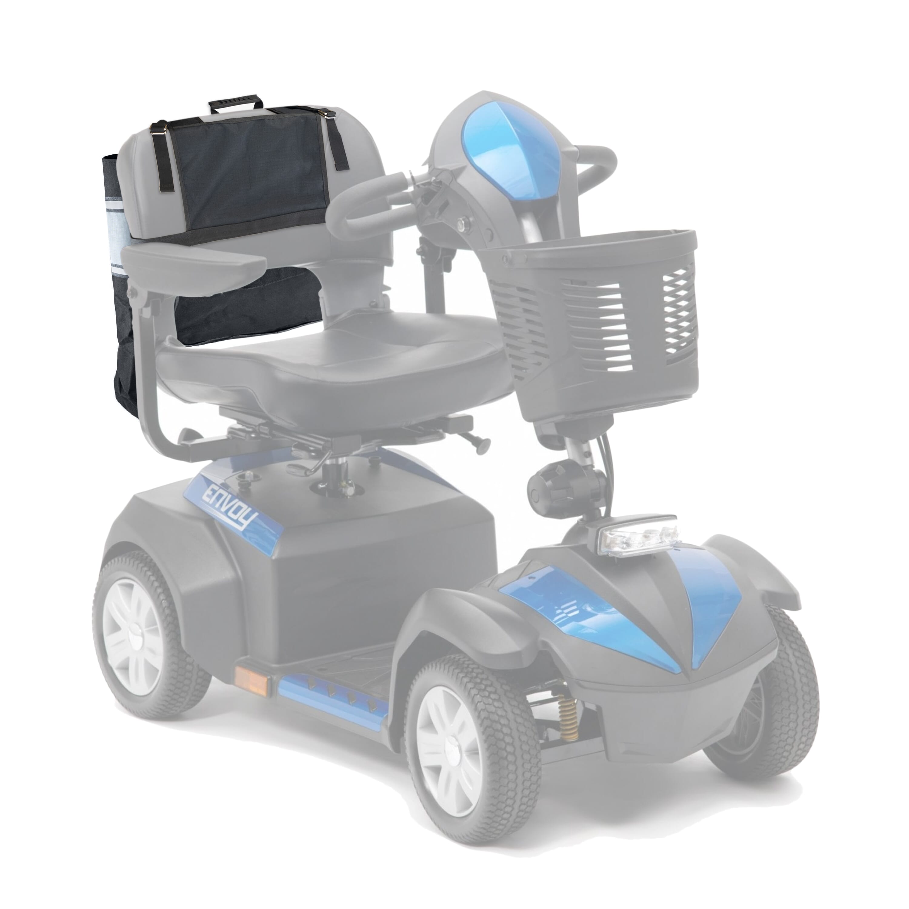 biscay mobility scooter crutch bag over chair