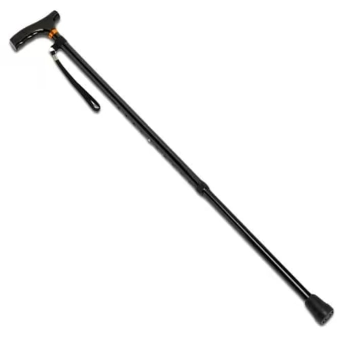 black adjustable walking stick 1