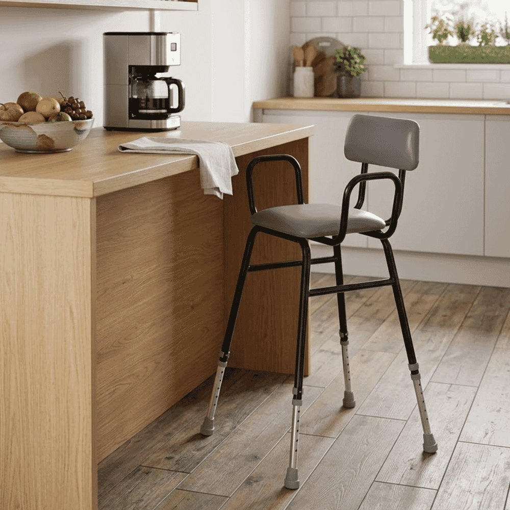 black perching stool lifestyle