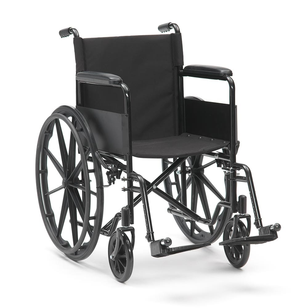 Black Sport Self Propel Wheelchair