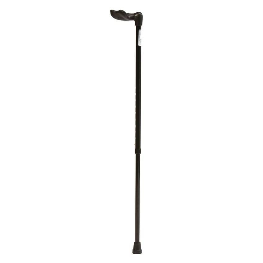 Black Palm Grip Walking Stick - Aluminium Palm Grip Walking Stick Left ...