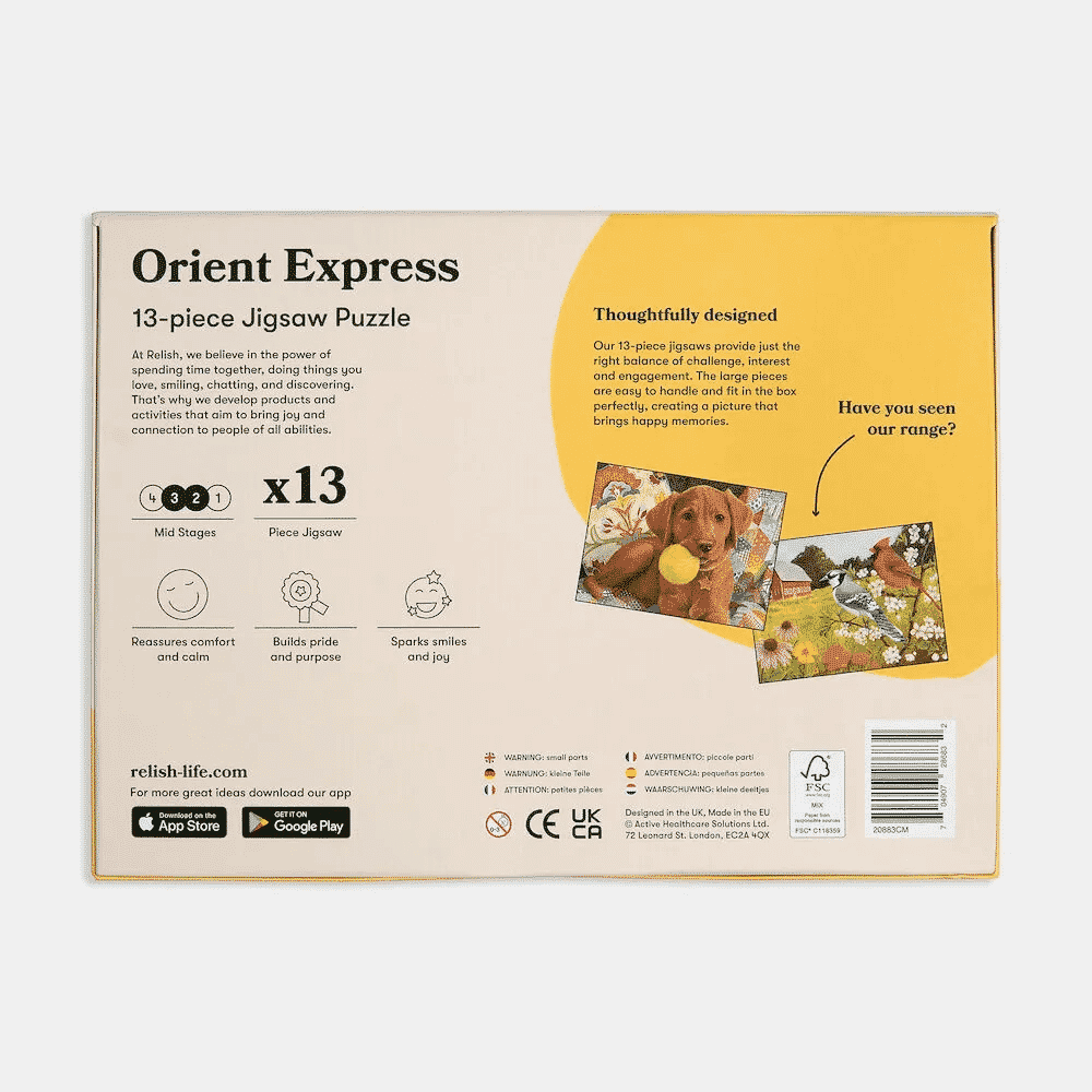blooming lovely 13 piece puzzle orient express 06