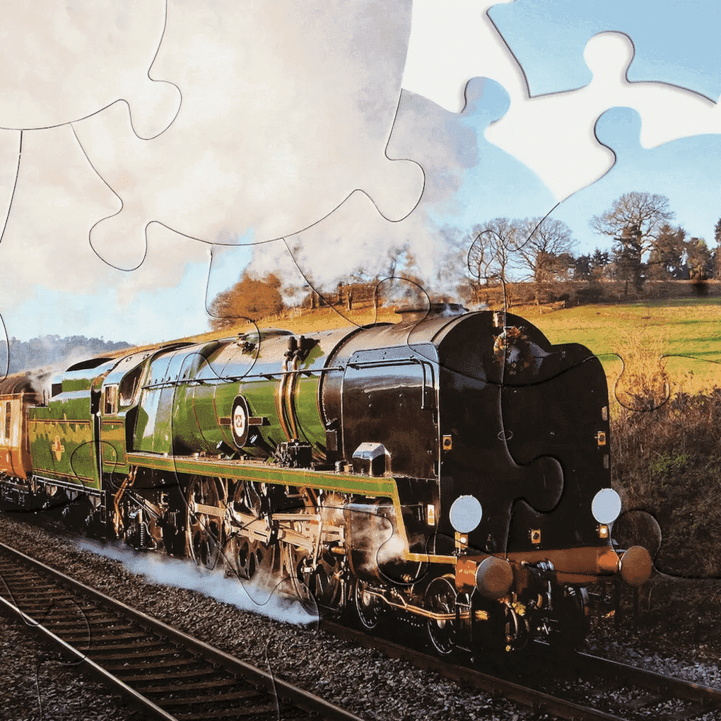 blooming lovely 13 piece puzzle orient express