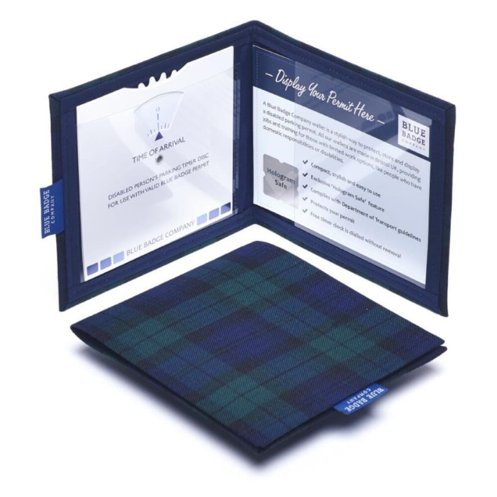 blue badge co permit holder blackwatch worsted open