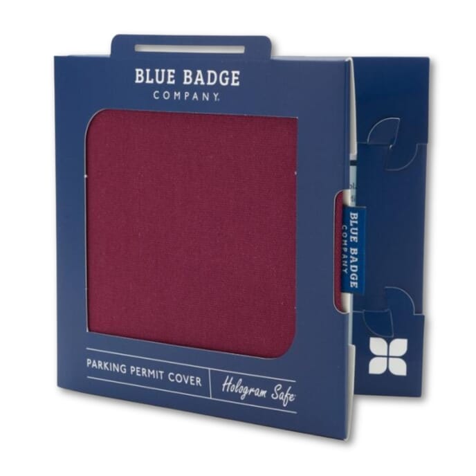 blue badge co permit holder burgundy