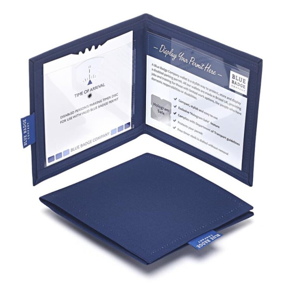 blue badge co permit holder navy blue open