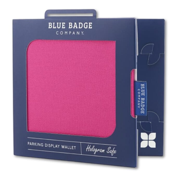 blue badge co permit holder pink