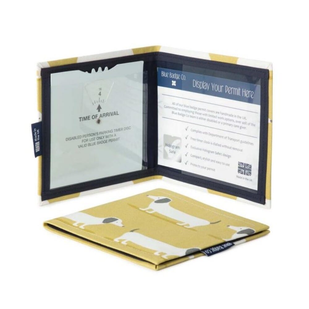 blue badge co permit holder sausage dog open