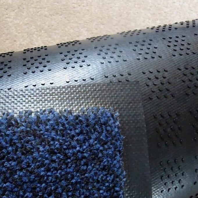 blue wacmat showing backing