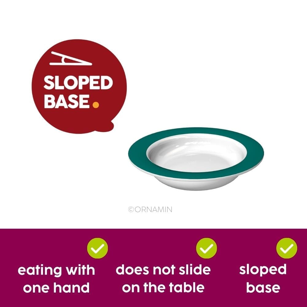 bowl with sloped base infographic