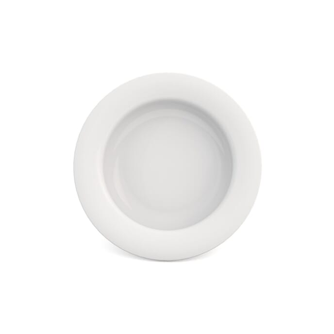 bowl with sloped base white