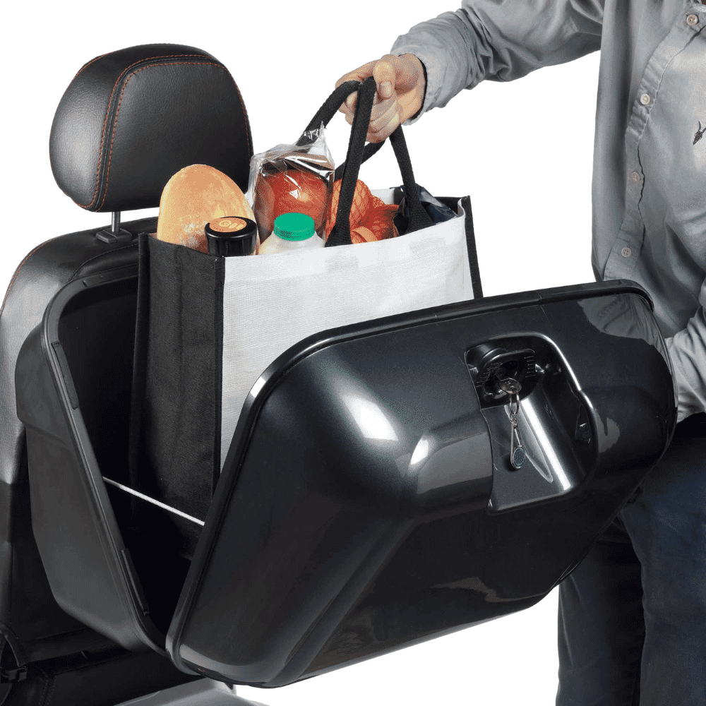 breeze midi 3 wheel mobility scooter raer storage box
