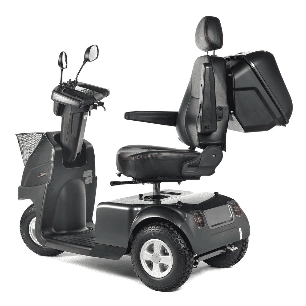 breeze midi 3 wheel mobility scooter side