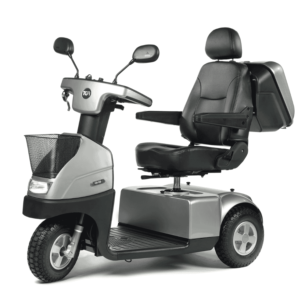 breeze midi 3 wheel mobility scooter silver