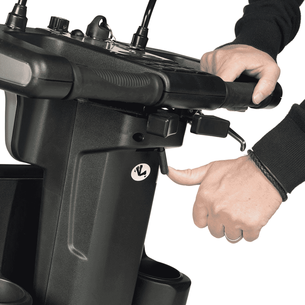 breeze midi 3 wheel mobility scooter tiller adjustment