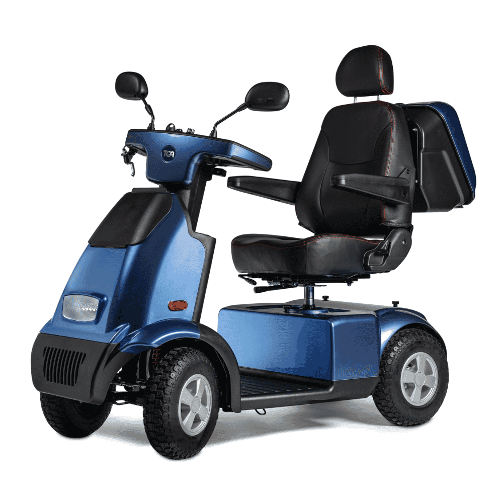 breeze midi 4 wheel mobility scooter blue