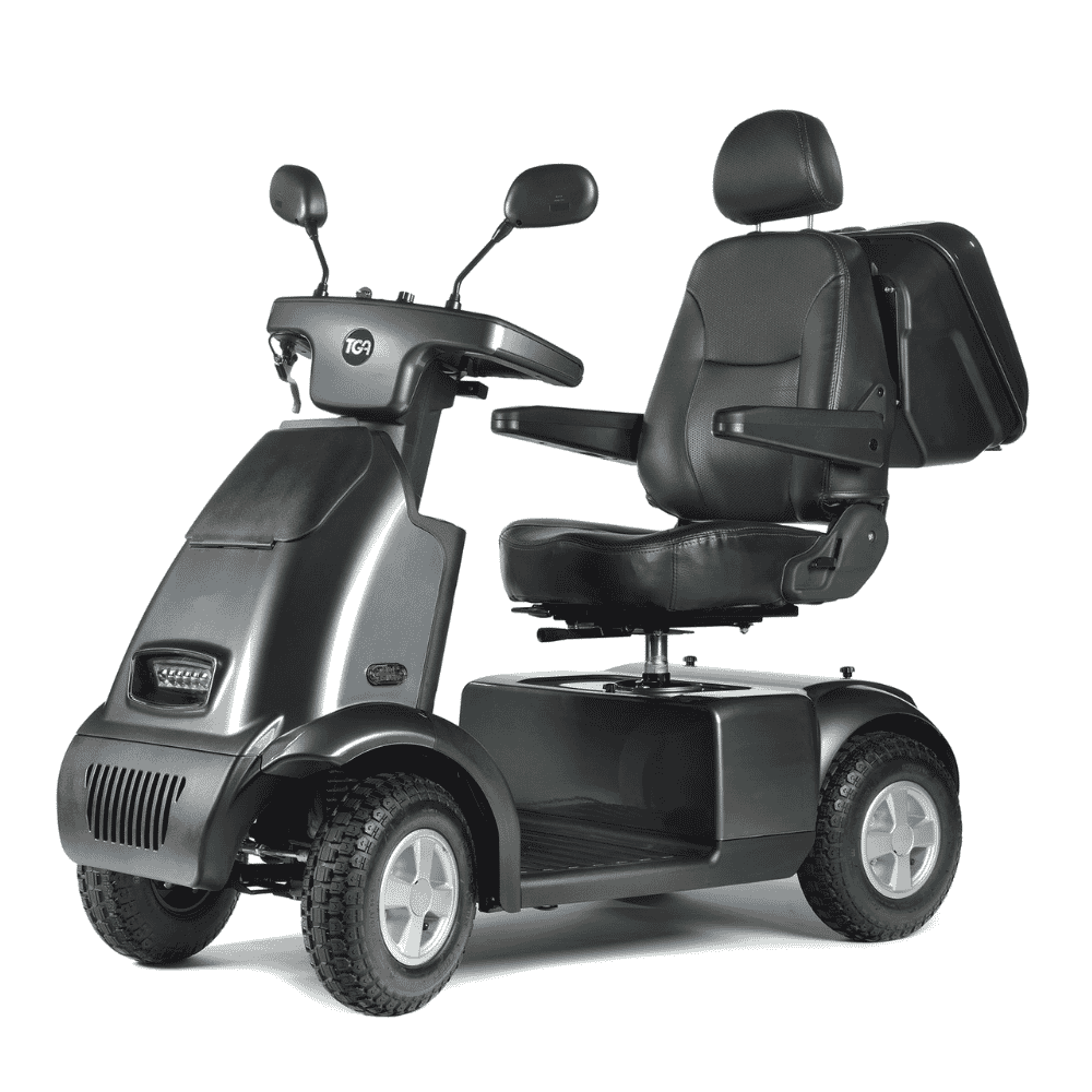 breeze midi 4 wheel mobility scooter grey