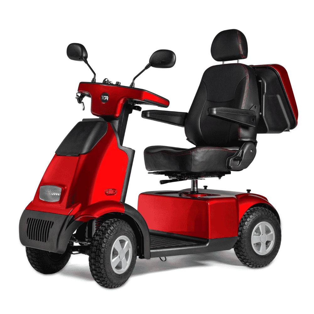 breeze midi 4 wheel mobility scooter red