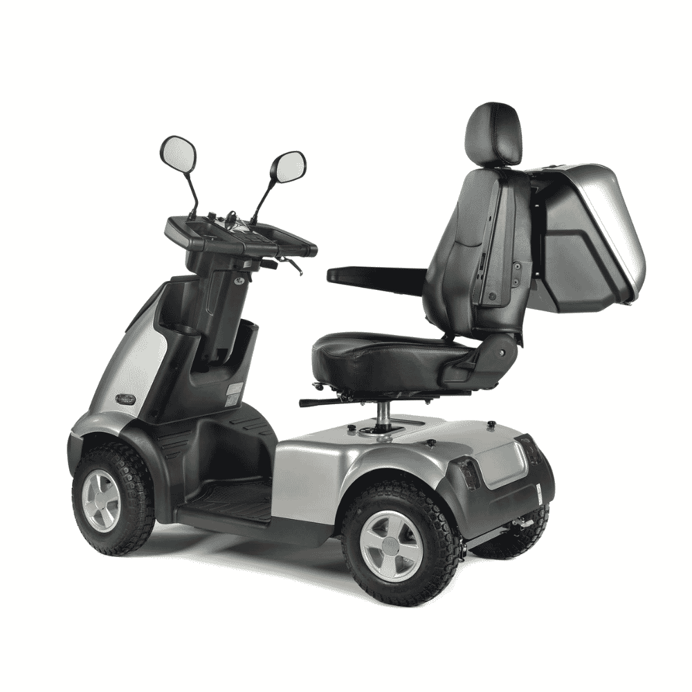 breeze midi 4 wheel mobility scooter side