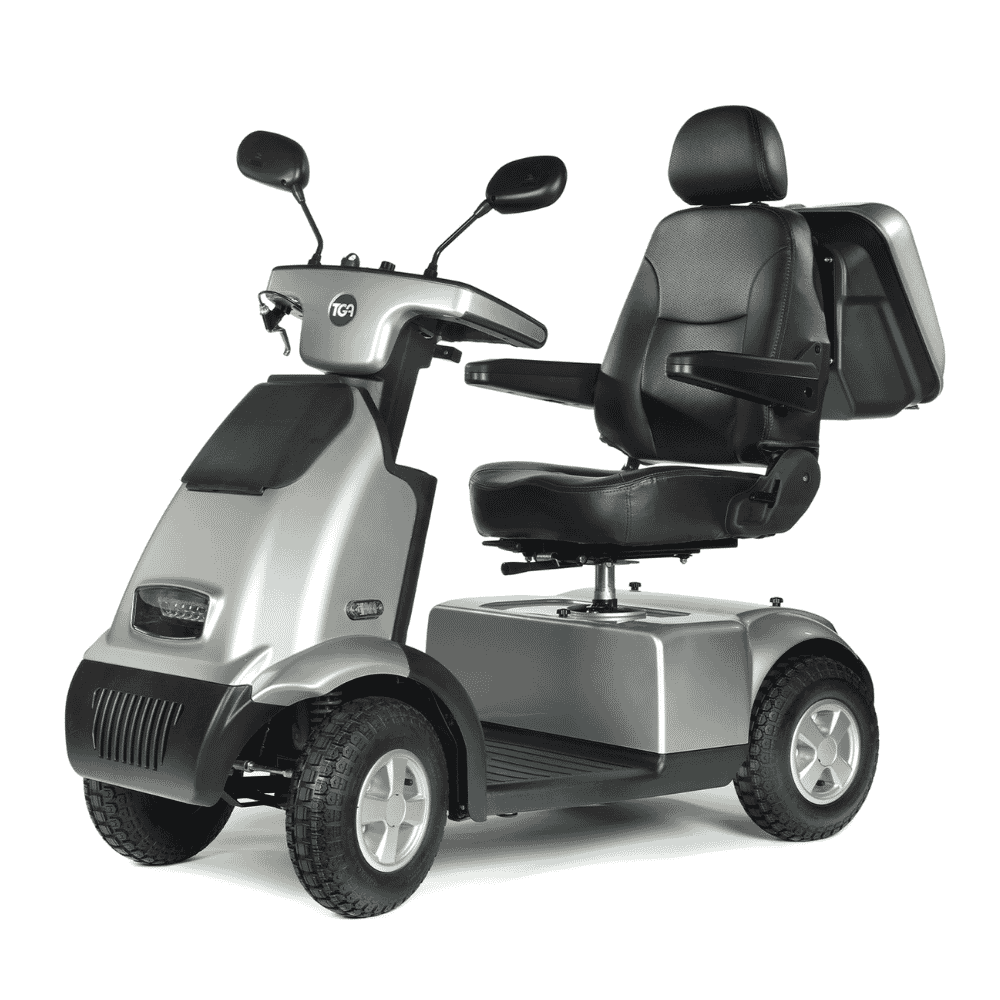 breeze midi 4 wheel mobility scooter silver