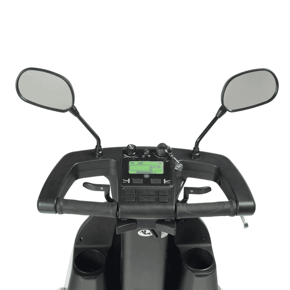 breeze midi 4 wheel mobility scooter tiller