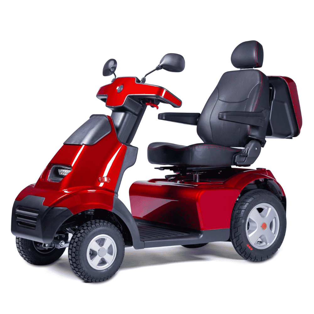 breeze s4 mobility scooter red