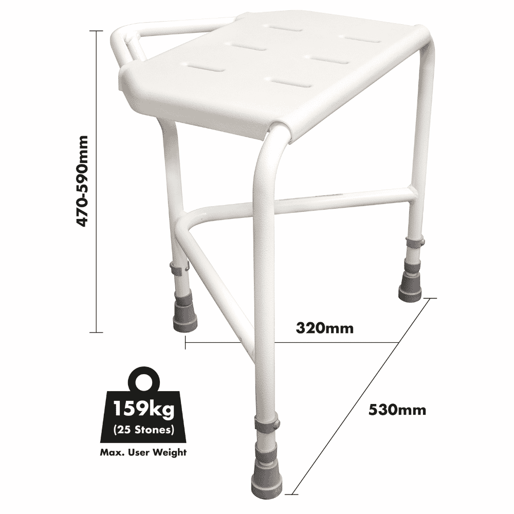 bringhurst corner shower stool dimensions