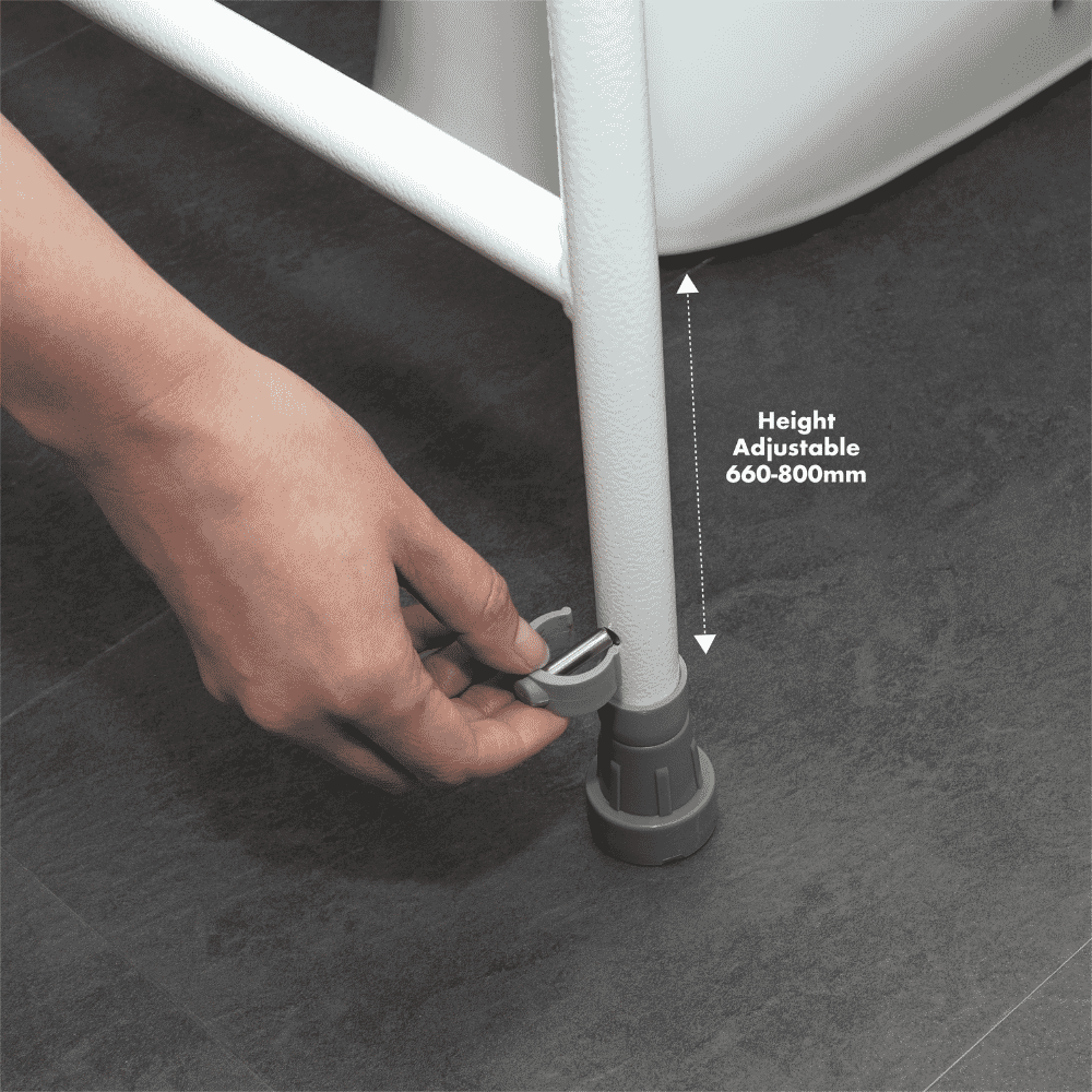 broadstairs toilet frame height adjustable